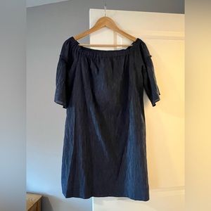Madewell Off-the-Shoulder Bell-Sleeve Dress